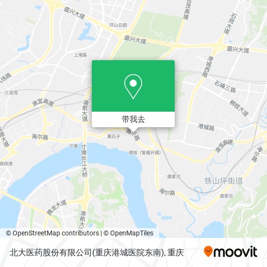 北大医药股份有限公司(重庆港城医院东南)地图