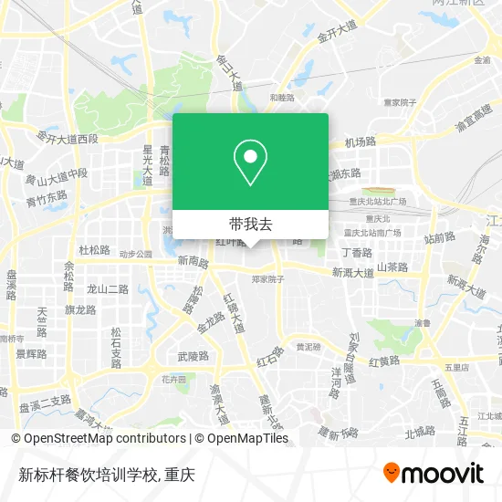 新标杆餐饮培训学校地图