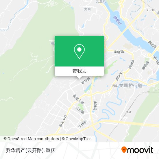 乔华房产(云开路)地图