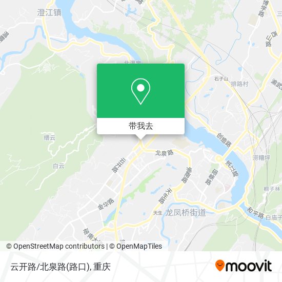 云开路/北泉路(路口)地图