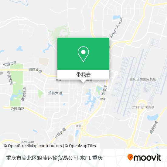 重庆市渝北区粮油运输贸易公司-东门地图