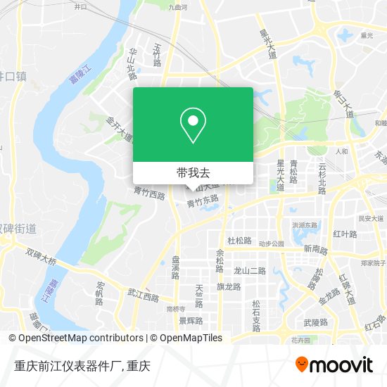 重庆前江仪表器件厂地图