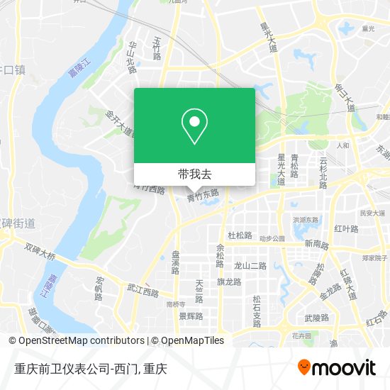 重庆前卫仪表公司-西门地图