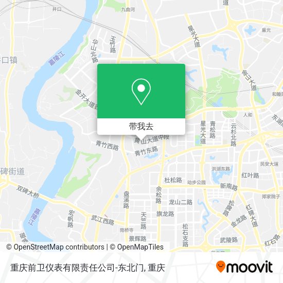 重庆前卫仪表有限责任公司-东北门地图