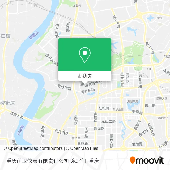 重庆前卫仪表有限责任公司-东北门地图