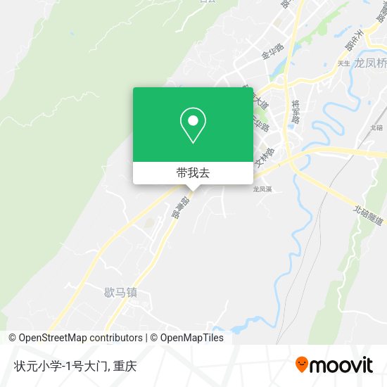状元小学-1号大门地图