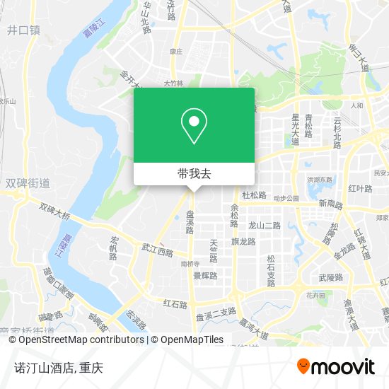 诺汀山酒店地图
