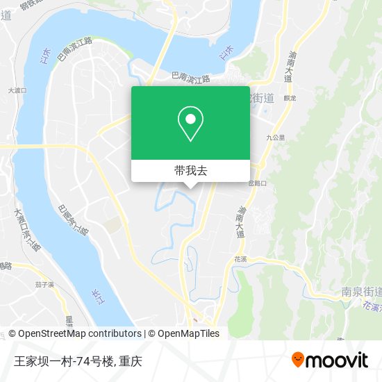 王家坝一村-74号楼地图