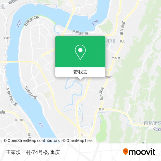 王家坝一村-74号楼地图