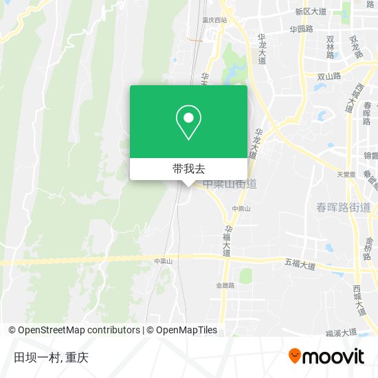 田坝一村地图