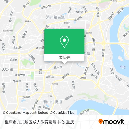 重庆市九龙坡区成人教育发展中心地图