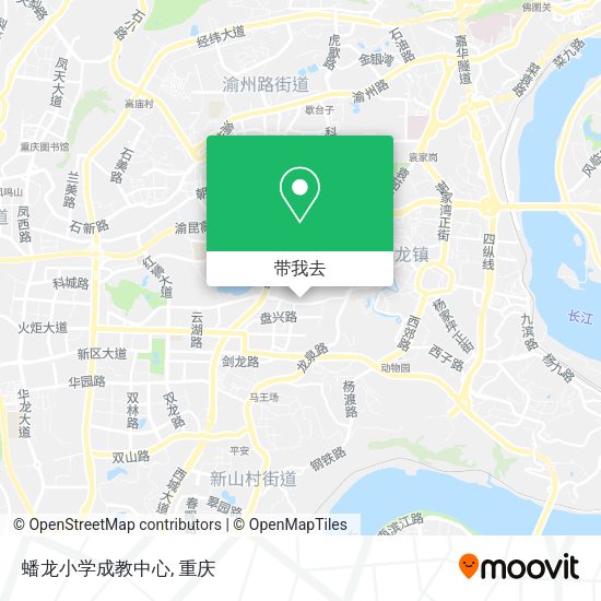 蟠龙小学成教中心地图