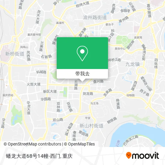 蟠龙大道68号14幢-西门地图