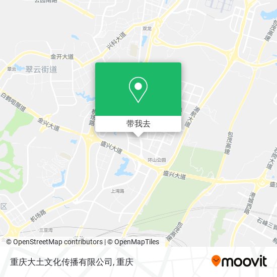 重庆大土文化传播有限公司地图