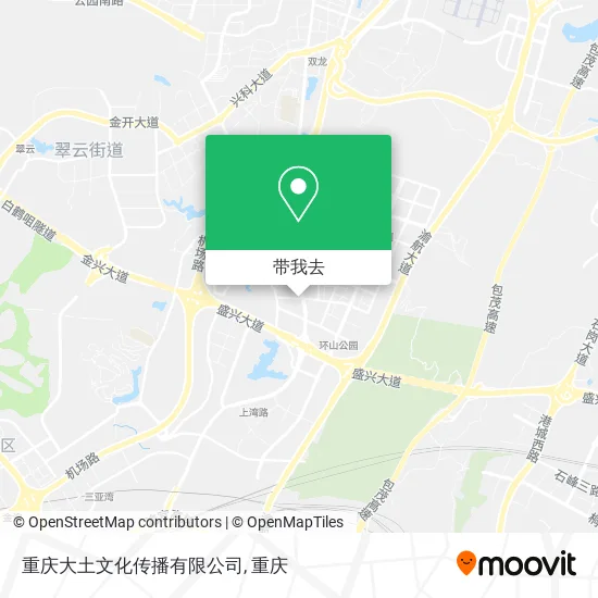 重庆大土文化传播有限公司地图