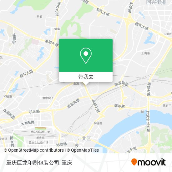 重庆巨龙印刷包装公司地图