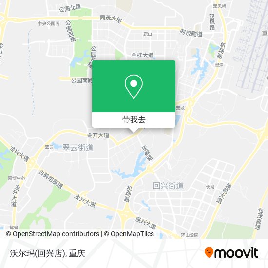 沃尔玛(回兴店)地图