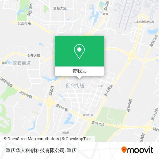 重庆华人科创科技有限公司地图