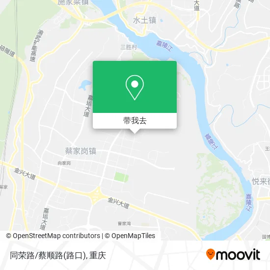 同荣路/蔡顺路(路口)地图