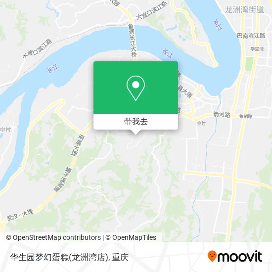 华生园梦幻蛋糕(龙洲湾店)地图