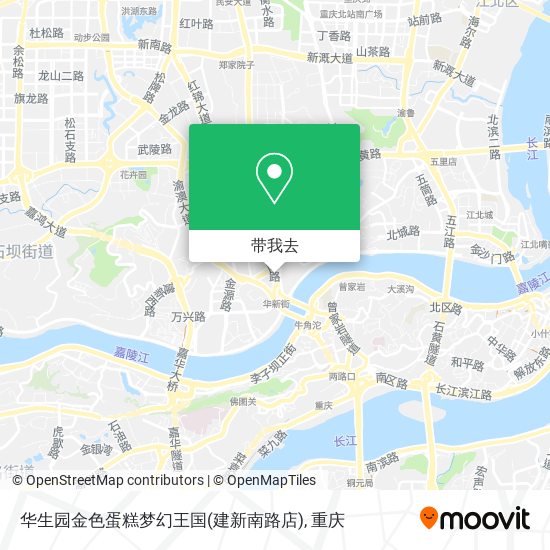 华生园金色蛋糕梦幻王国(建新南路店)地图