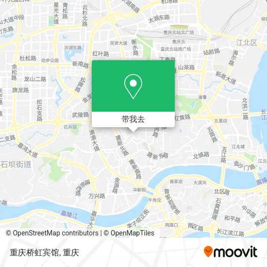 重庆桥虹宾馆地图