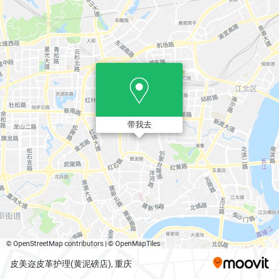 皮美迩皮革护理(黄泥磅店)地图