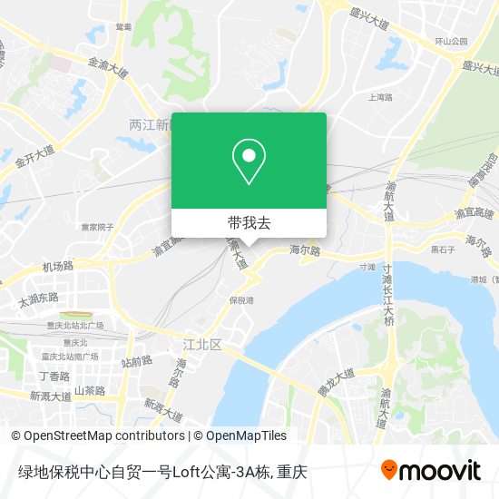 绿地保税中心自贸一号Loft公寓-3A栋地图