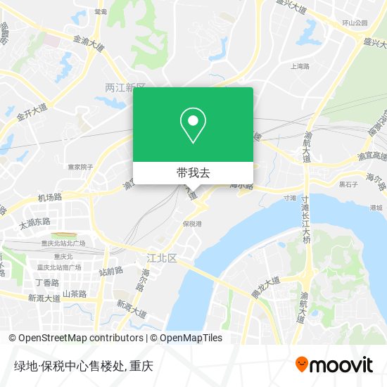 绿地·保税中心售楼处地图
