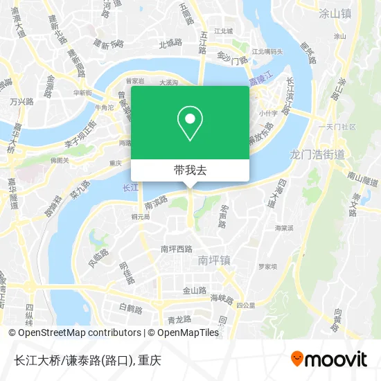 长江大桥/谦泰路(路口)地图
