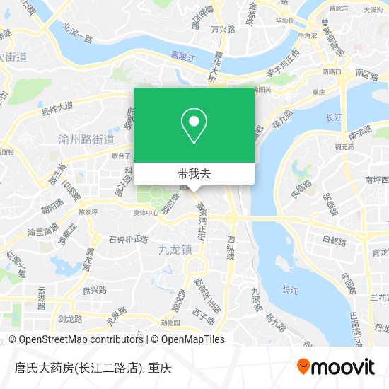 唐氏大药房(长江二路店)地图