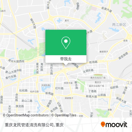 重庆龙民管道清洗有限公司地图
