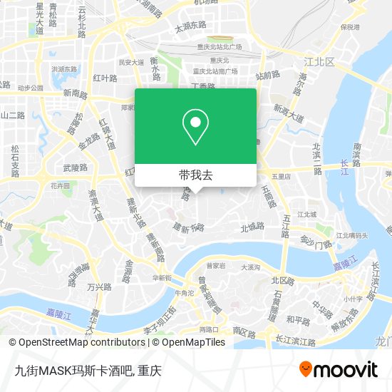 九街MASK玛斯卡酒吧地图