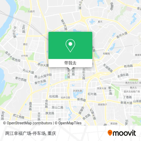 两江幸福广场-停车场地图