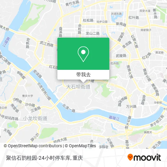 聚信石韵桂园-24小时停车库地图