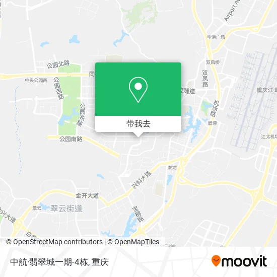 中航·翡翠城一期-4栋地图