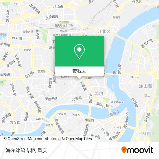 海尔冰箱专柜地图
