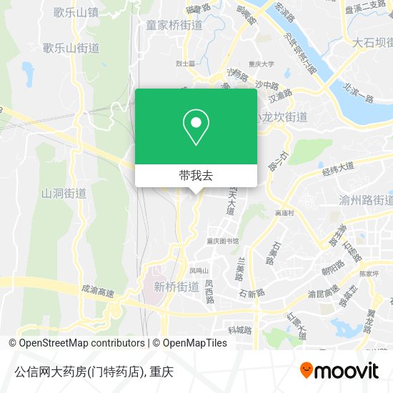 公信网大药房(门特药店)地图