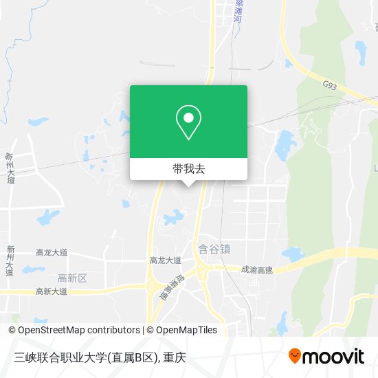 三峡联合职业大学(直属B区)地图