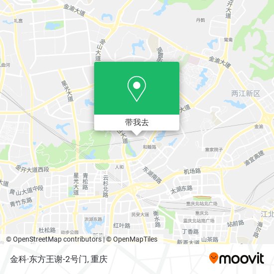 金科·东方王谢-2号门地图