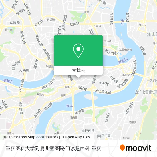 重庆医科大学附属儿童医院-门诊超声科地图