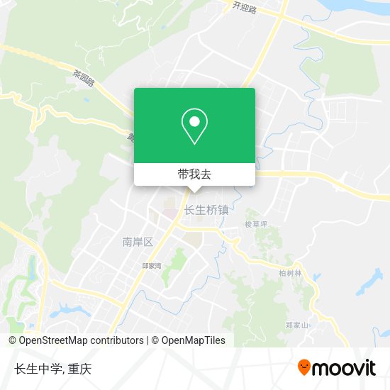 长生中学地图