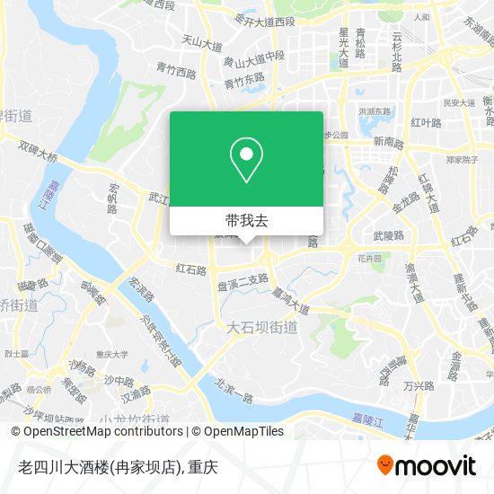 老四川大酒楼(冉家坝店)地图