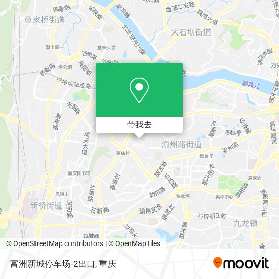 富洲新城停车场-2出口地图