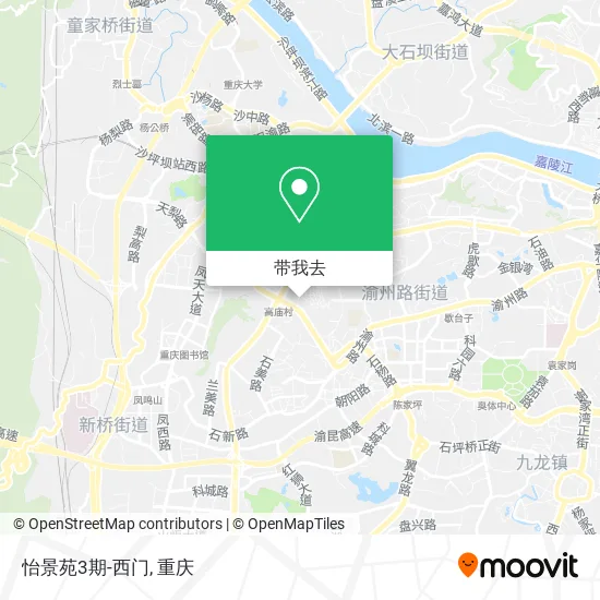 怡景苑3期-西门地图