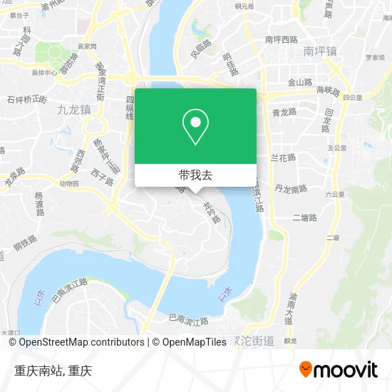 重庆南站地图