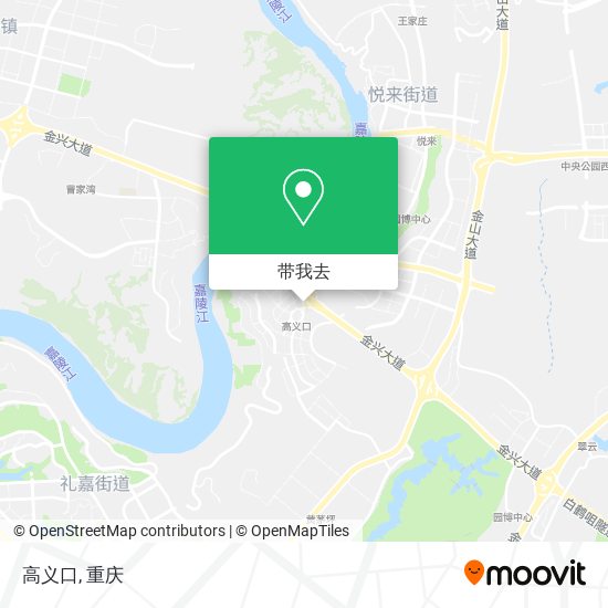 高义口地图