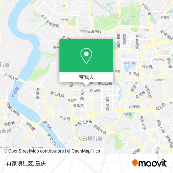 冉家坝社区地图