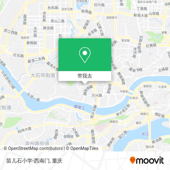苗儿石小学-西南门地图