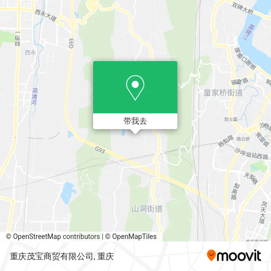 重庆茂宝商贸有限公司地图